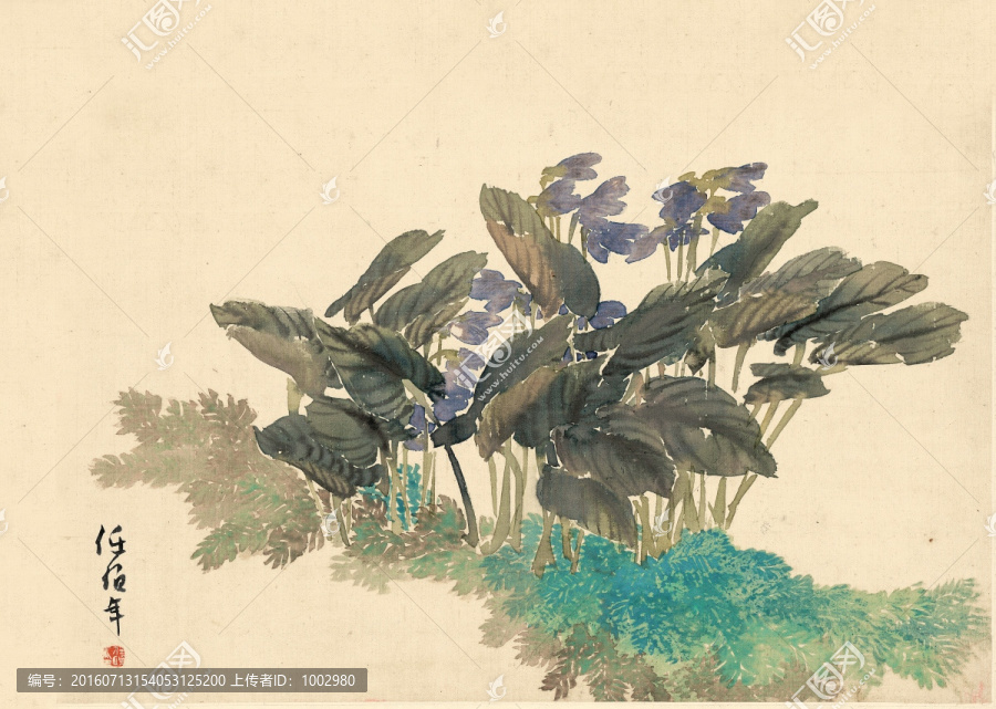 任伯年國(guó)畫(huà),花鳥(niǎo)國(guó)畫(huà)