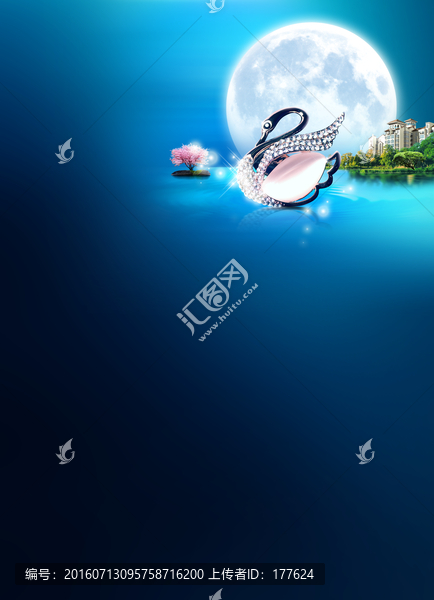 湖面,意境