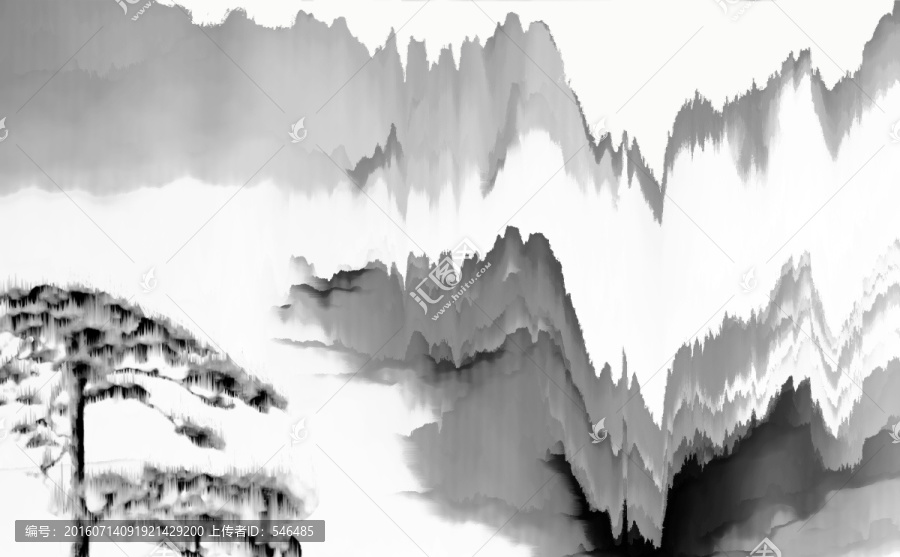 水墨黃山（合層）