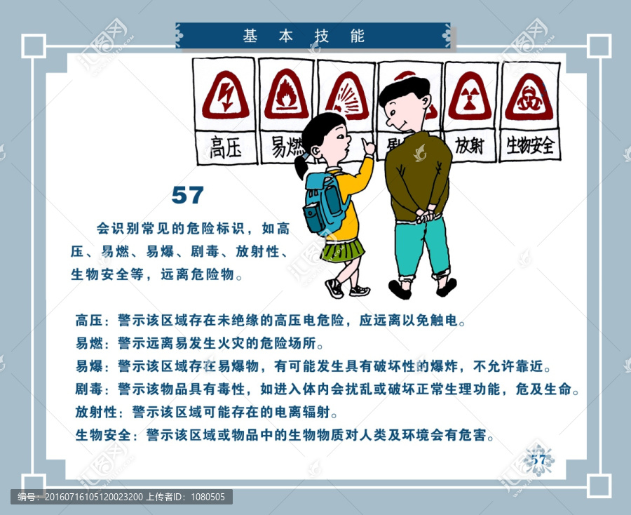 危險標志漫畫