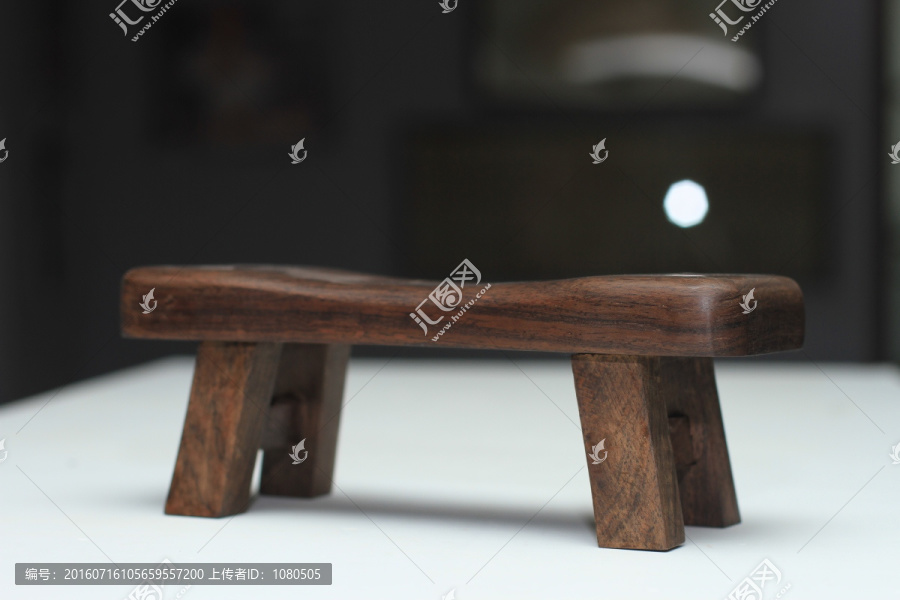 紫檀木板凳式脉枕