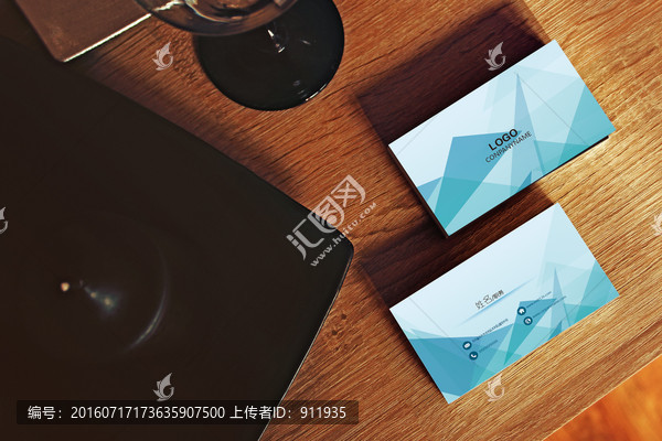 藍(lán)色商務(wù)名片