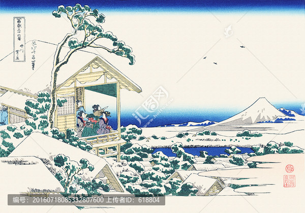 浮世繪,冨岳三十六景,畫廊超清