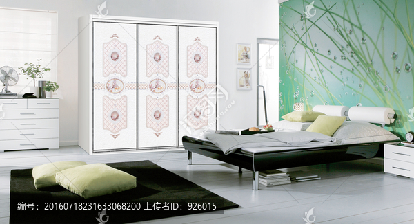 衣柜門(mén),推拉門(mén),簡(jiǎn)約雕花,衣柜