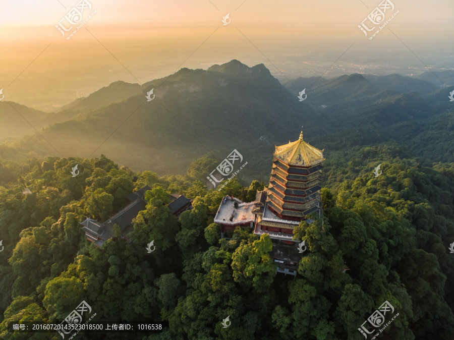 青城山老君阁日出