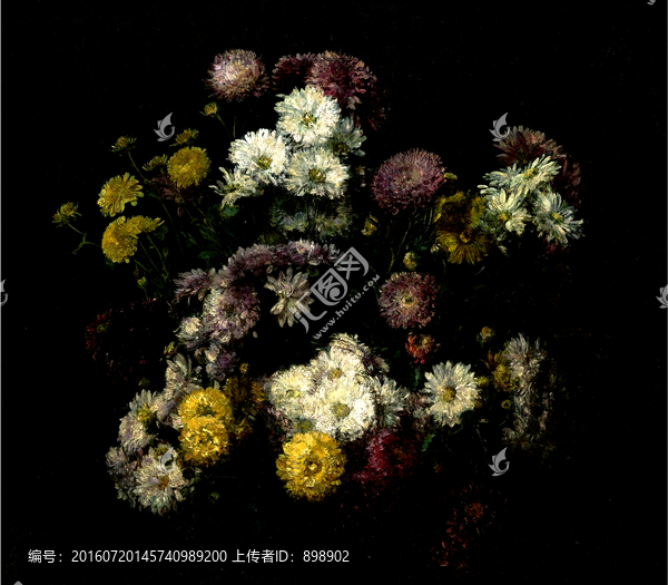 花卉靜物油畫