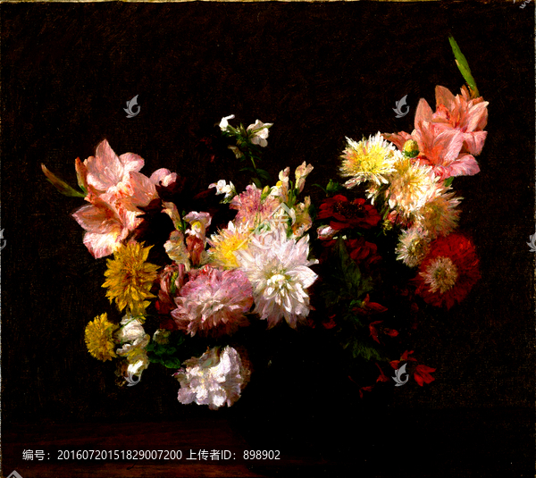 花卉靜物油畫