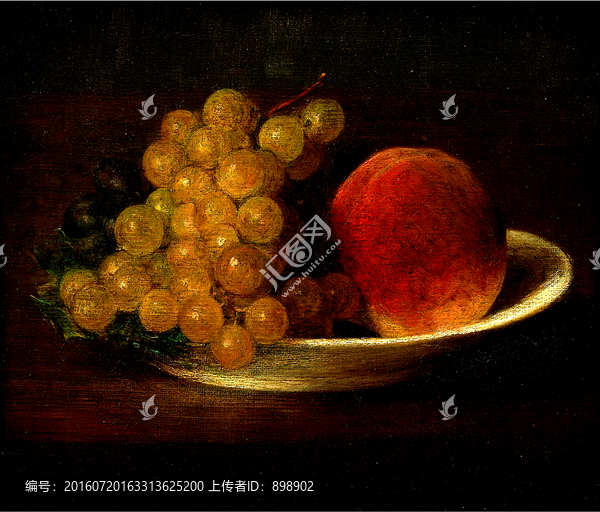 古典花卉靜物油畫