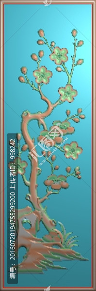 梅花精雕圖