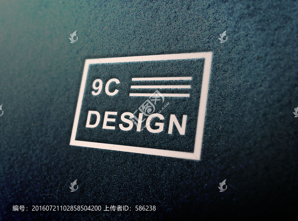 LOGO展示效果圖石質(zhì)雕刻特效