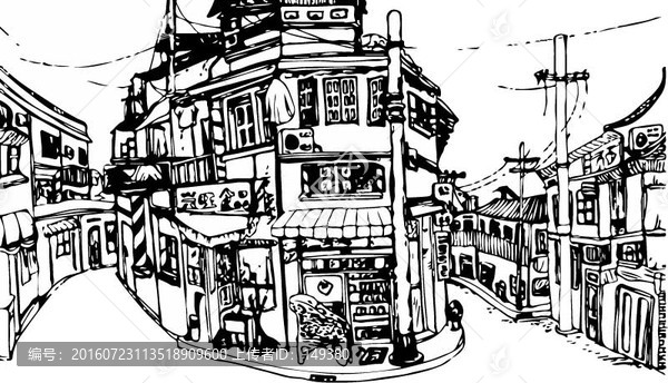插畫小鎮