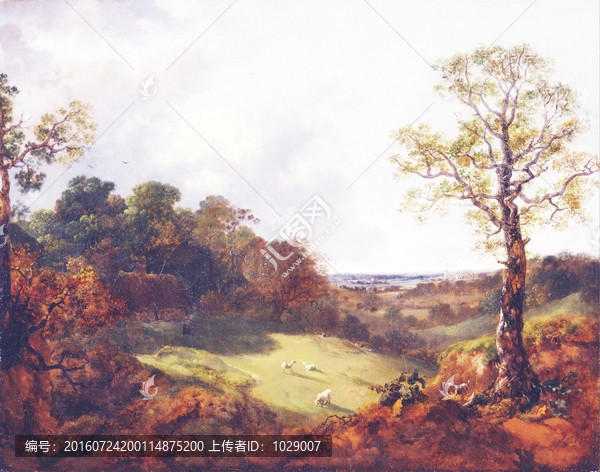 歐美風(fēng)景油畫,庚斯博羅作品