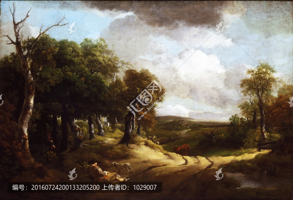 歐美風(fēng)景油畫,庚斯博羅作品