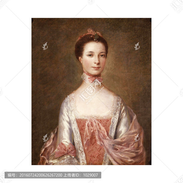 歐式復(fù)古宮廷美女油畫