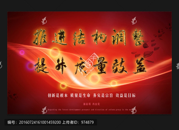 推動(dòng)結(jié)構(gòu)調(diào)整,海報(bào)