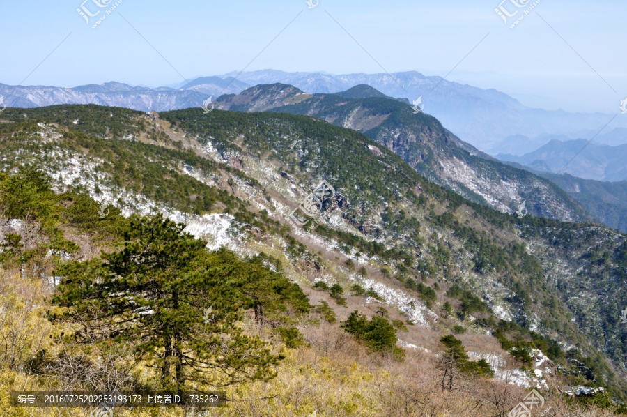 杭州临安清凉峰风光