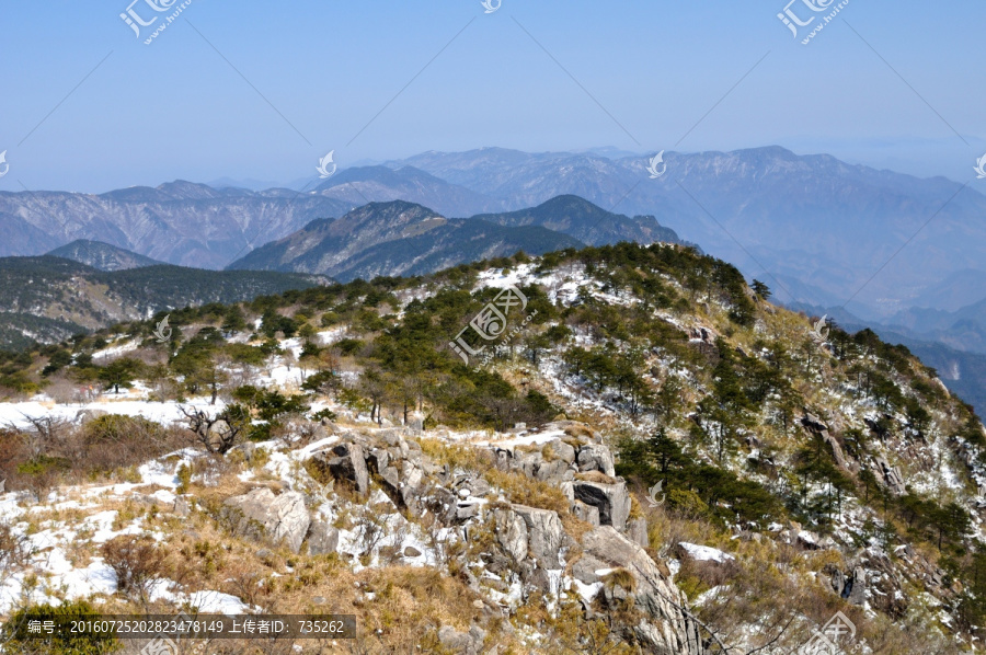 杭州临安清凉峰风光