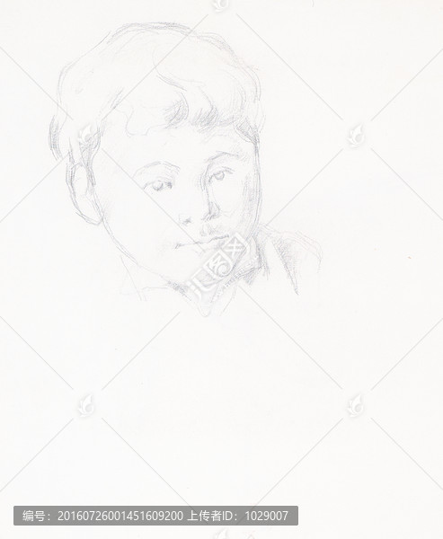 尚塞素描手稿