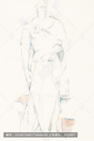 尚塞素描手稿
