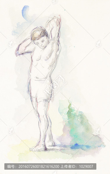 尚塞素描手稿