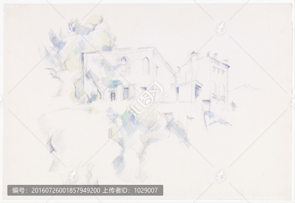 尚塞素描手稿