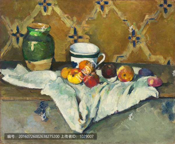 靜物油畫,法國印象大師尚塞作品