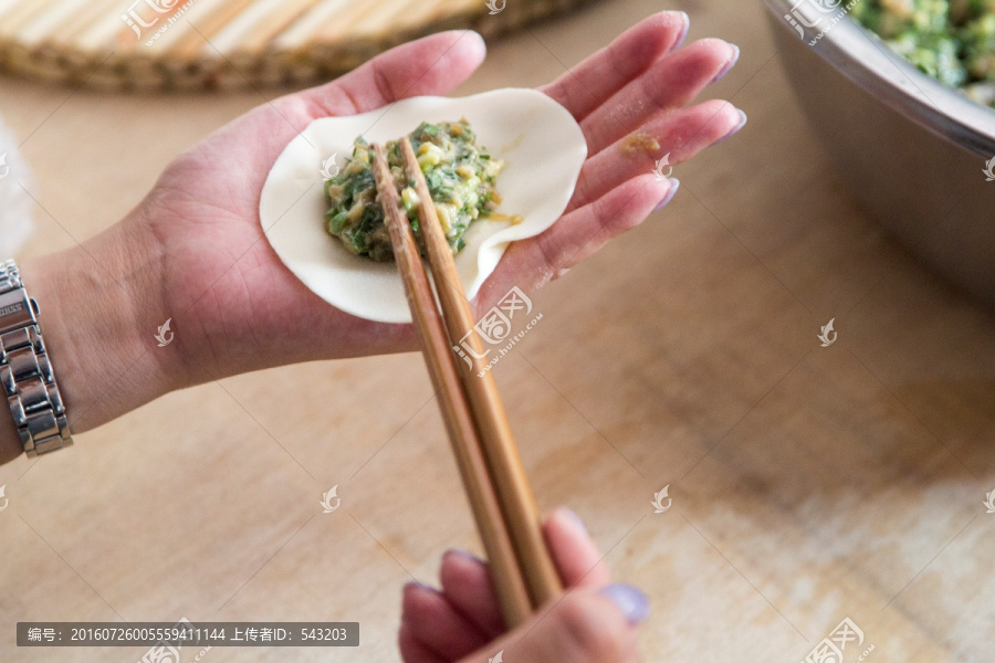 手工大馅饺子