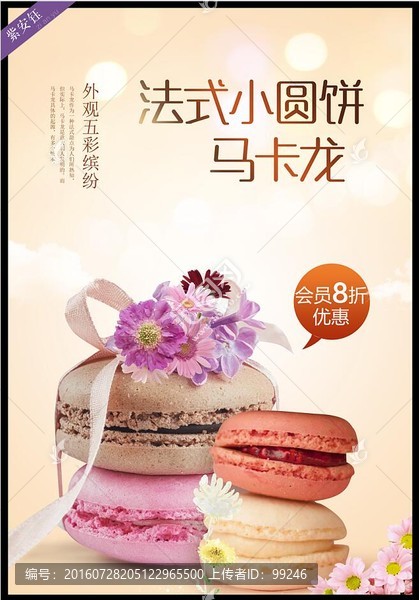 馬卡龍海報