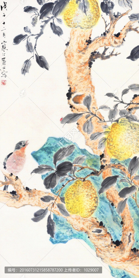 中式花鳥圖