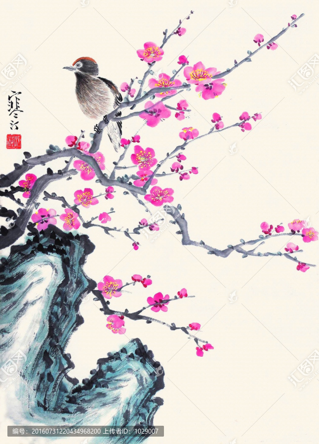 中式花鳥國(guó)畫
