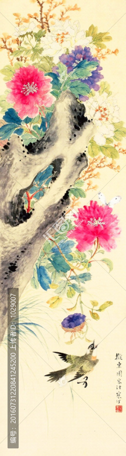 中式花鳥國畫