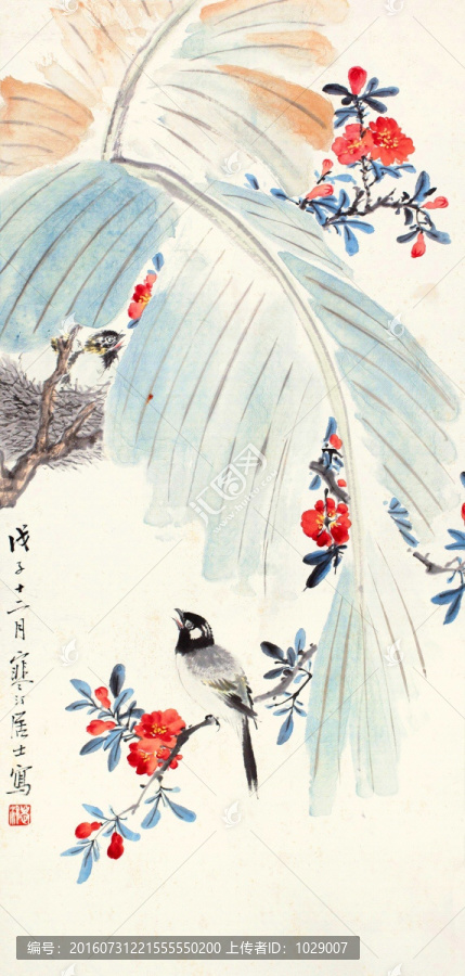 花鳥水墨畫