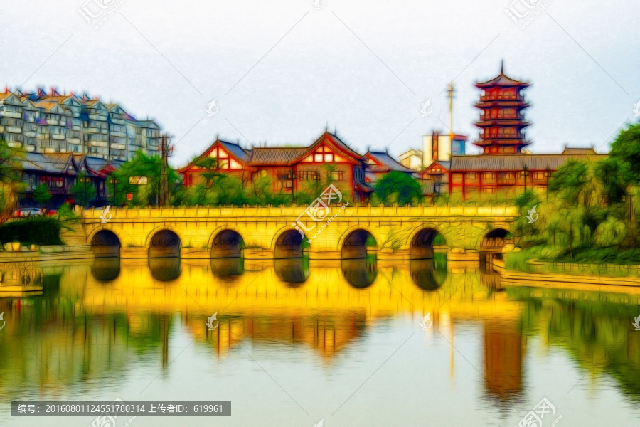 城市風(fēng)景畫