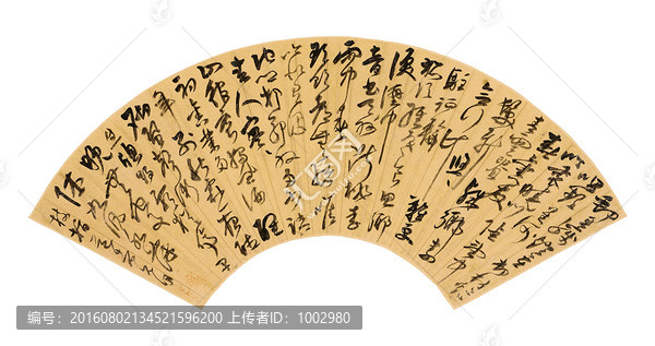 明,祝允明,草書(shū)扇面