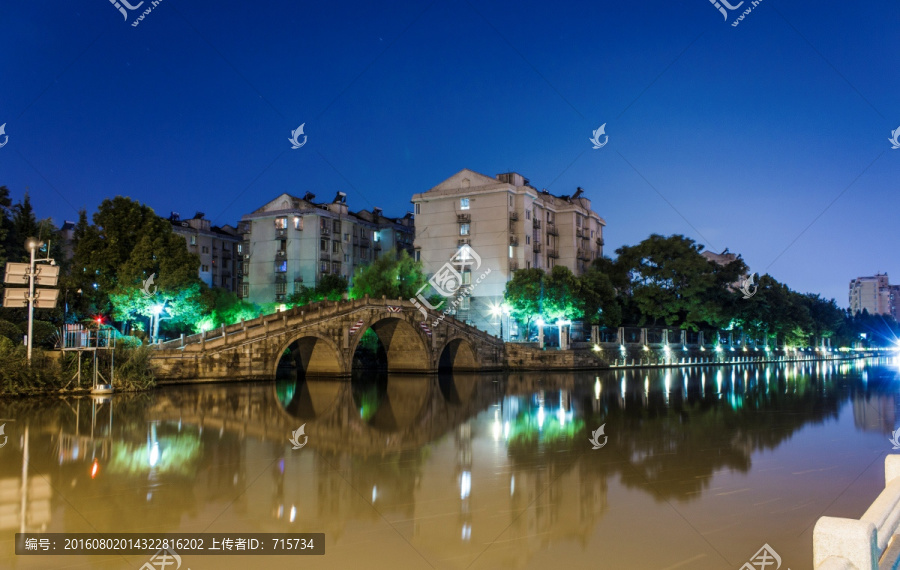 杭州运河夜景