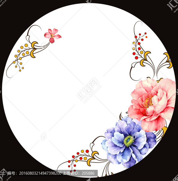 手繪花