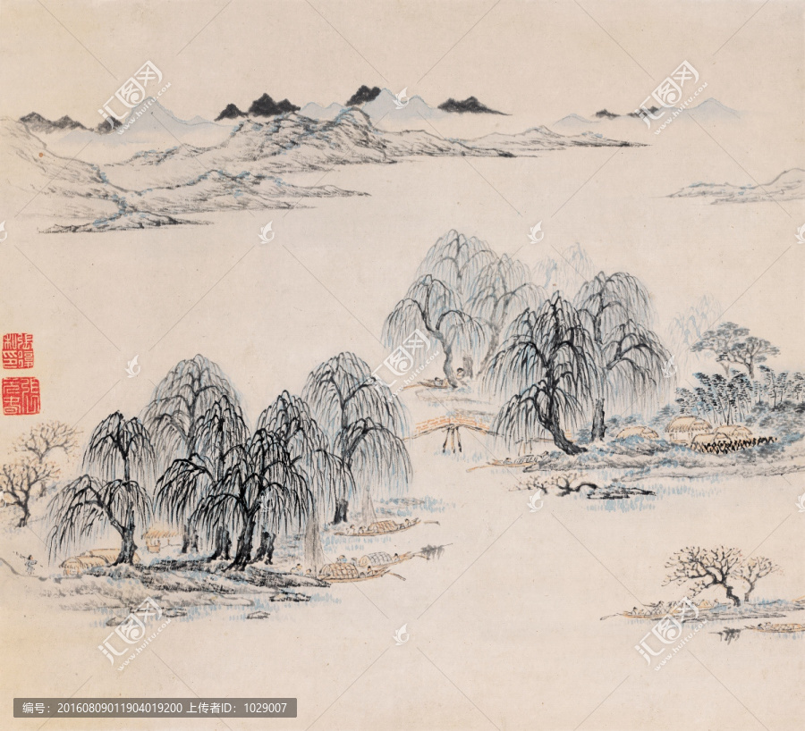 瀟湘八景,明代,張復(fù)