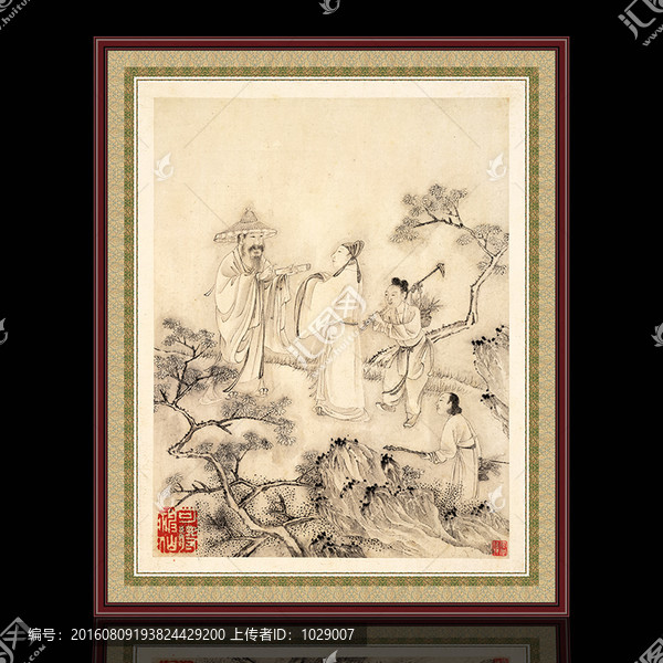 逍遙勝跡圖,清代,李世倬