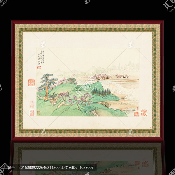 山水國(guó)畫,清代,王翚