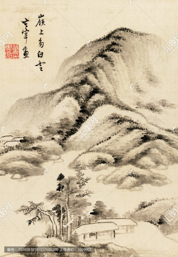 国画山水,明代,董其昌