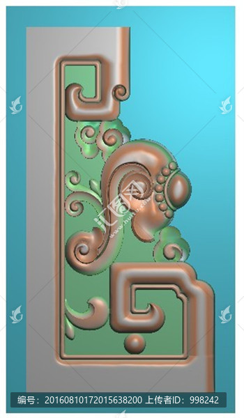 吉祥如意沙發(fā)角花