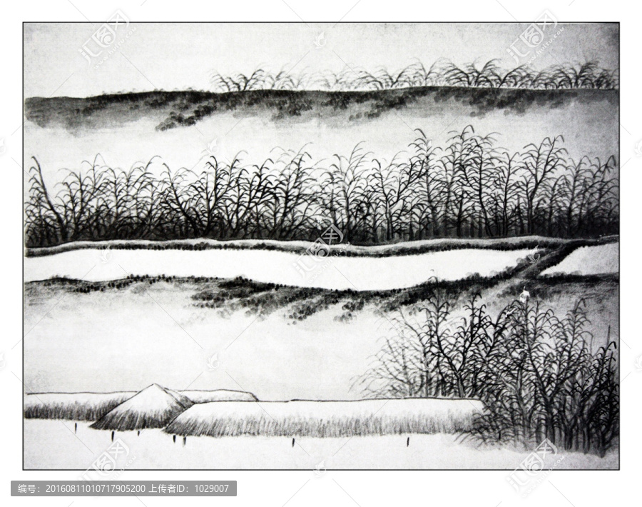 潑墨山水畫(huà),高清大圖