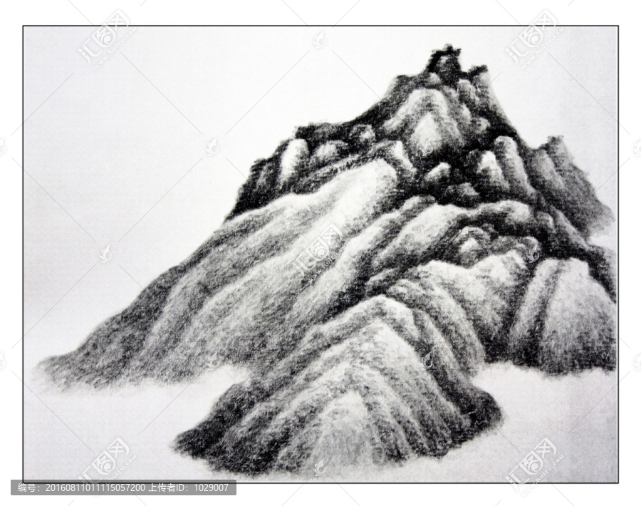 潑墨山水畫,高清大圖