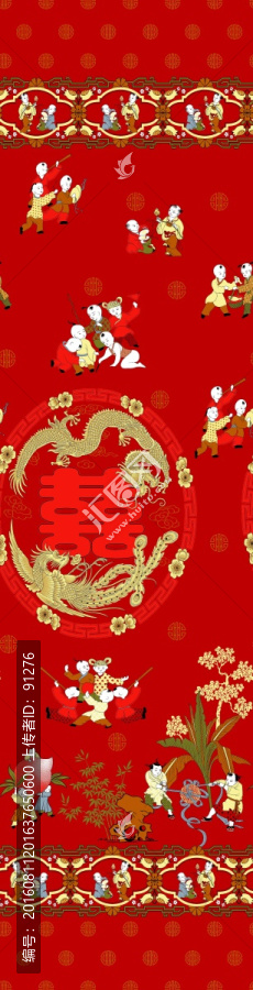家紡窗簾印花圖案床上用品花紋