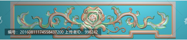 盛世年華裙板洋花牙板