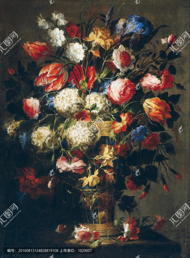 花卉油畫