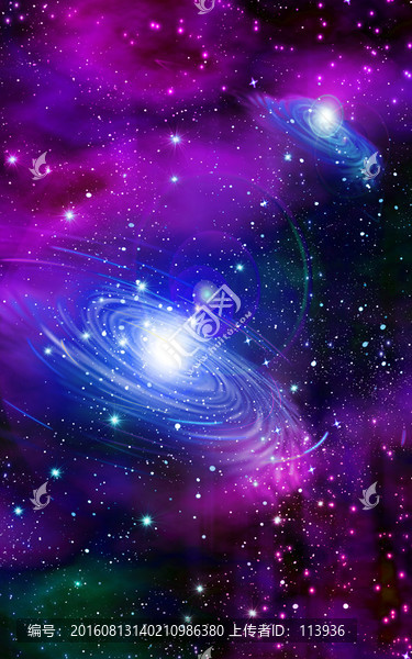 星空,漩渦,星系星云