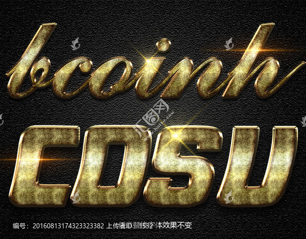 PS字體樣式