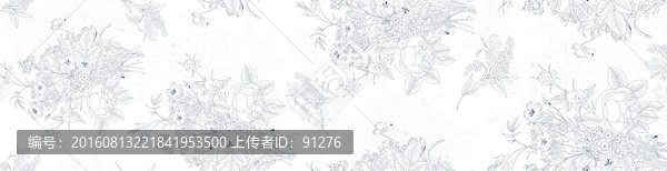 家紡窗簾印花圖案床上用品花紋