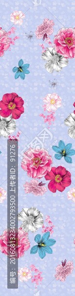 家紡窗簾印花圖案床上用品花紋